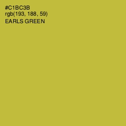 #C1BC3B - Earls Green Color Image